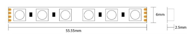 STRIP LED RGB 14,4W/MT - immagine 2