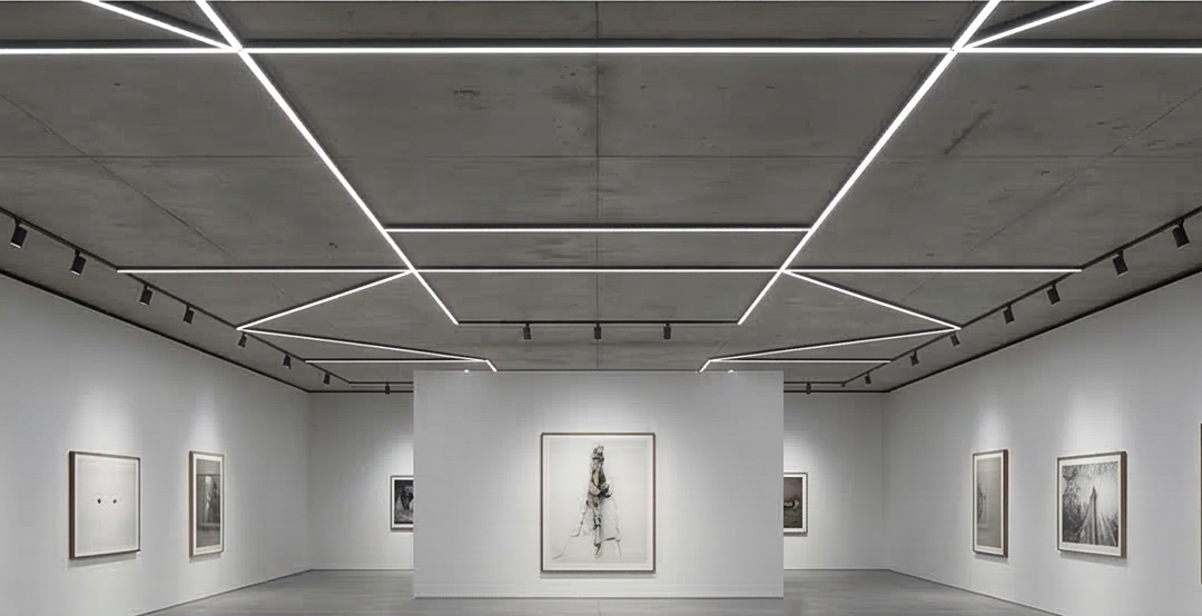 MUSEUM GALLERY | GEOMETRIC CEILING PATTERNS