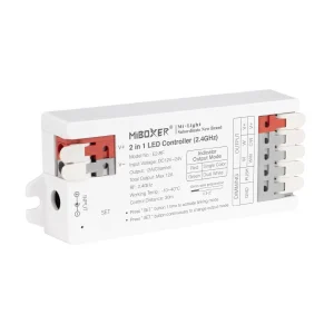 RICEVITORE DIMMER NANO 2in1 INNESTO RAPIDO 1CH/2CH MONO+CCT VARIABILE PUSH/RF - MI-LIGHT