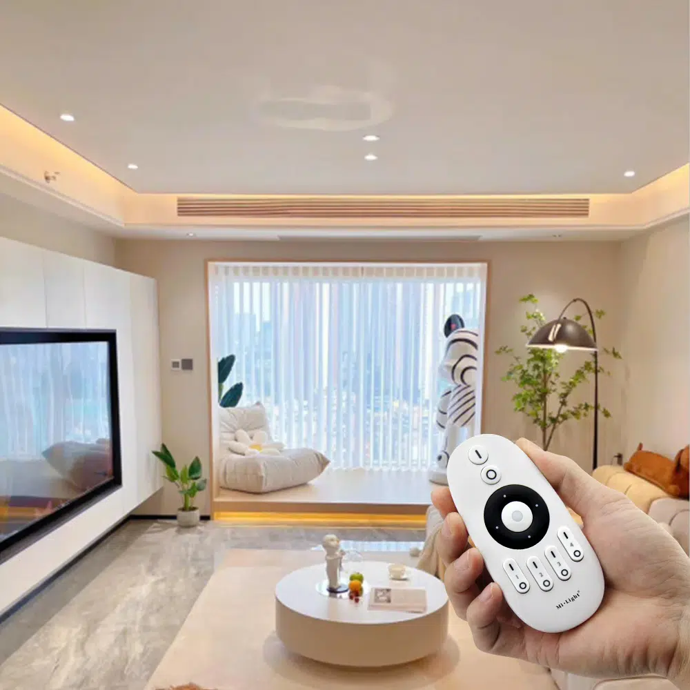 RICEVITORE DIMMER NANO 2in1 INNESTO RAPIDO 1CH/2CH MONO+CCT VARIABILE PUSH/RF - MI-LIGHT - immagine 3