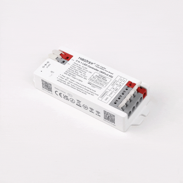 RICEVITORE DIMMER NANO 2in1 INNESTO RAPIDO MONOCOLORE + CCT + WIFI + RF + COMPATIBILE CON APP - immagine 2