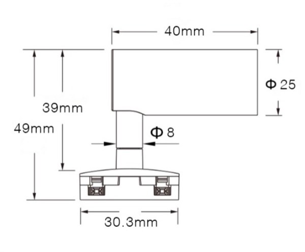 FARETTO 24V 3W Ø25 SERIE MICRO - immagine 3