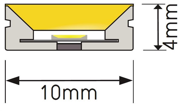 FLEX NEON TOP VIEW 1004 9W/MT 480LM/MT - immagine 2