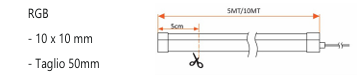 FLEX NEON SIDE VIEW 1010 15W/MT 900LM/MT 1CUT - immagine 2