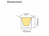FLEX NEON SIDE VIEW 1010 15W/MT 900LM/MT 1CUT - immagine 3