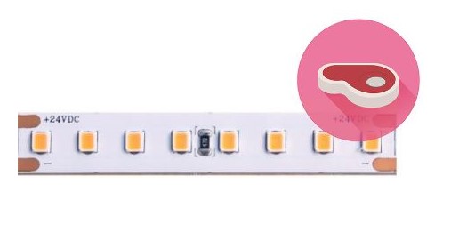 STRIP LED 14,4W/MT 930 LM/MT 3100K ROSA CARNE