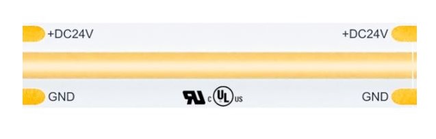 STRIP LED COB AMBRA 15W/MT 1600LM/MT