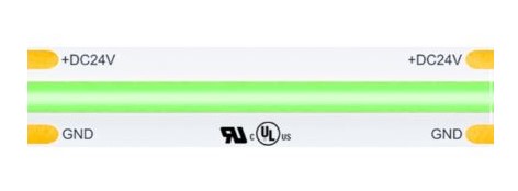 STRIP LED COB VERDE 15W/MT 1600LM/MT