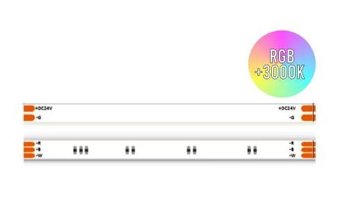 STRIP LED COB RGB+3000K/4000K 16W/MT