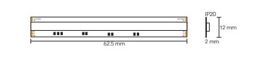 STRIP LED COB RGB+3000K/4000K 16W/MT - immagine 2