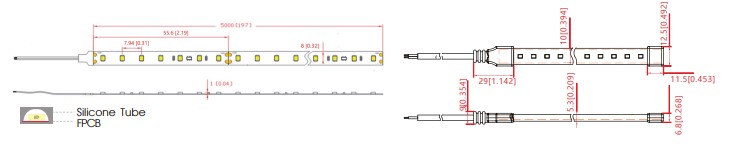 STRIP LED 9,6W/MT 1300LM/MT IP67 PLUS - immagine 2