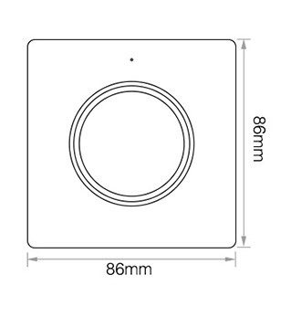 TELECOMANDO MAGNETICO RF CON MANOPOLA MONOCOLORE E CCT MI-LIGHT - immagine 5