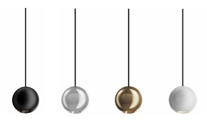 LAMPADARIO A SFERA 48V 7W A SOSPENSIONE SERIE P