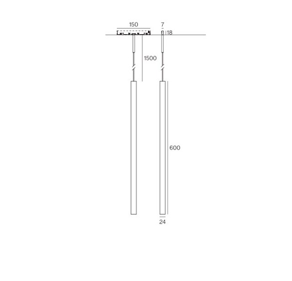 FARETTO CILINDRO SOSPESO 48W 6W SERIE MINI - immagine 2