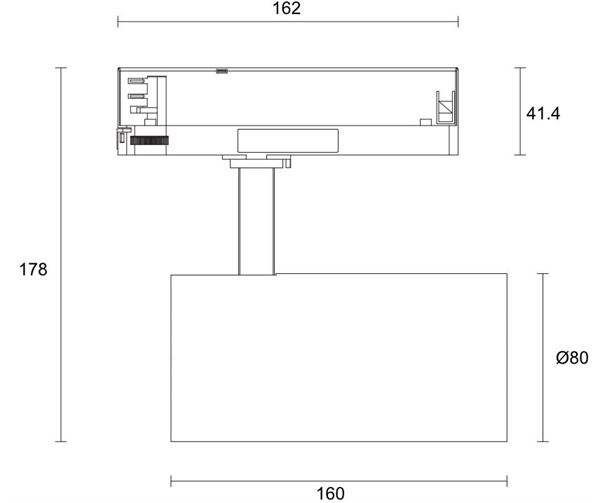 FARETTO TRIFASE 35W DALI DIMMERABILE - immagine 2